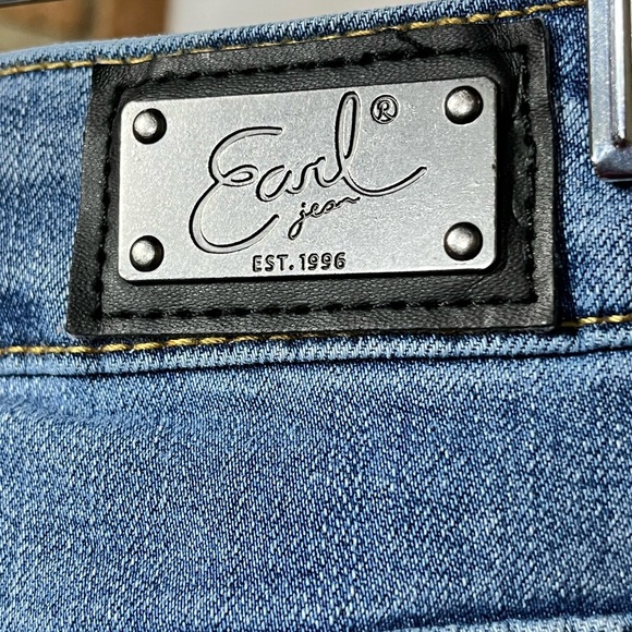 Earl Jeans - Pearl Skinny fit with raw tulip hem, adorned with pearls - 10 - Picture 5 of 7